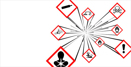 danger Gefahrenstoffe
