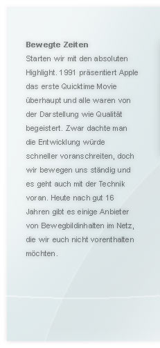Grafikdesign - Bewegte Zeiten