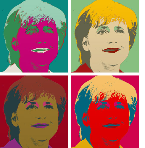 Angela Merkel Andy Warhol